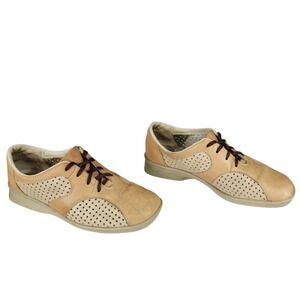 Rieker Sneakers sz 37 6 Women Antistress Leather Perforated Comfort Walking Shoe